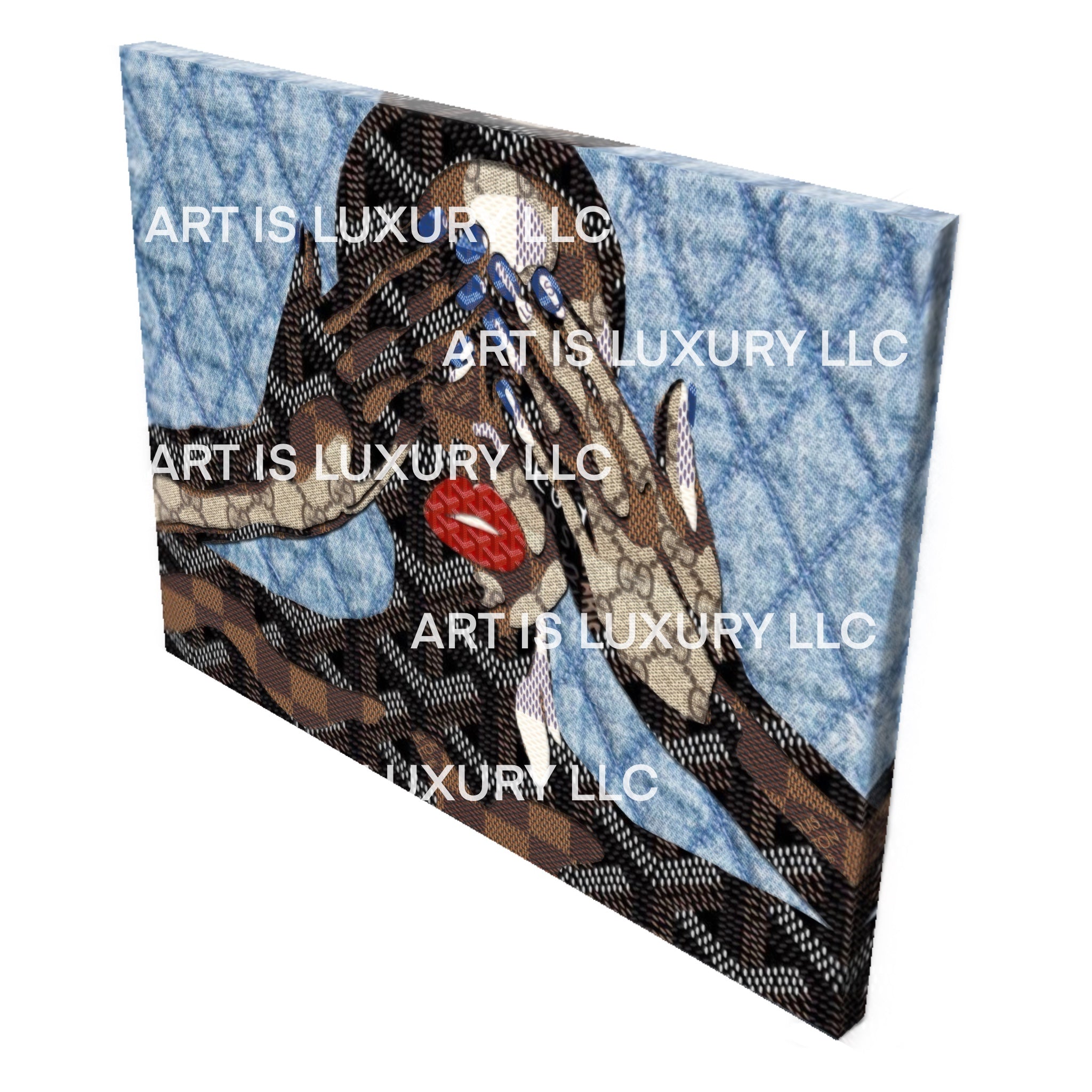 Art Is Luxury: The Staple  18x24 Canvas Print – Daz Leone Ink