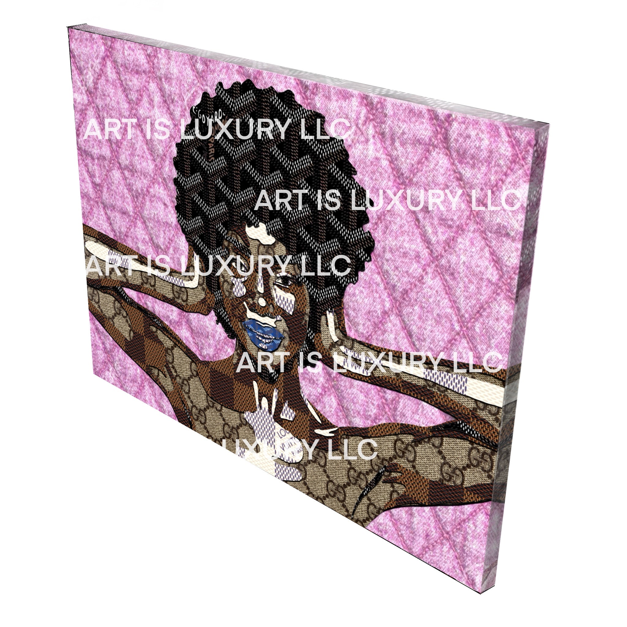 Art Is Luxury: The Staple  18x24 Canvas Print – Daz Leone Ink