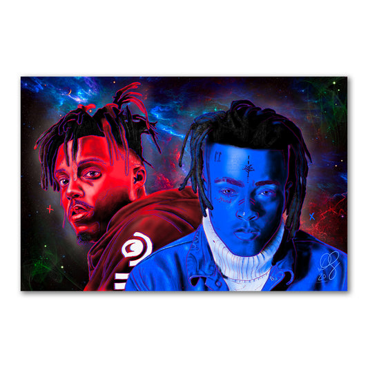 X and Juice Larger Than Life Canvas Print